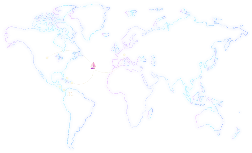 Mapa y ubicaciones en donde ha trabajado Buenavista Design
